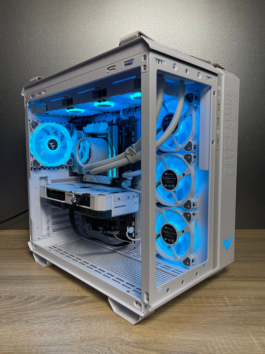 Custom Gaming PC/ The All White - All Asus/ i9-14900KF/ 32GB/ 1TB SSD NVMe/ RTX 4070 Ti SUPER