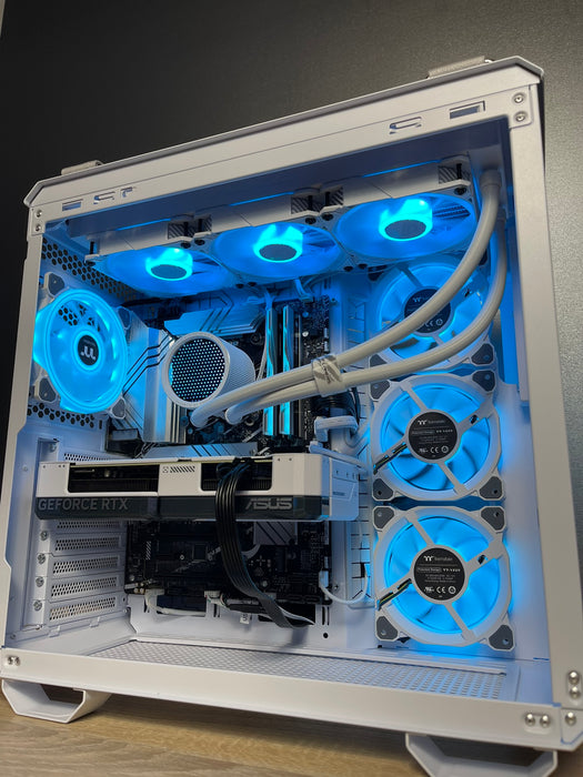 Custom Gaming PC/ The All White - All Asus/ i9-14900KF/ 32GB/ 1TB SSD NVMe/ RTX 4070 Ti SUPER