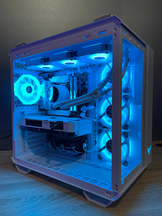 Custom Gaming PC/ The All White - All Asus/ i9-14900KF/ 32GB/ 1TB SSD NVMe/ RTX 4070 Ti SUPER