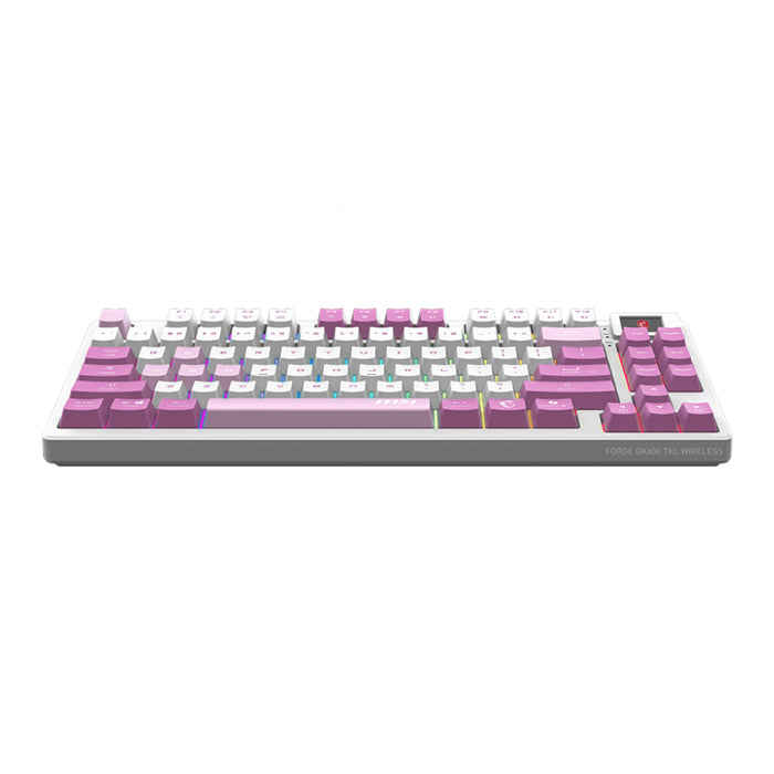 MSI Gaming Wireless Keyboard FORGE GK600 TKL Violet