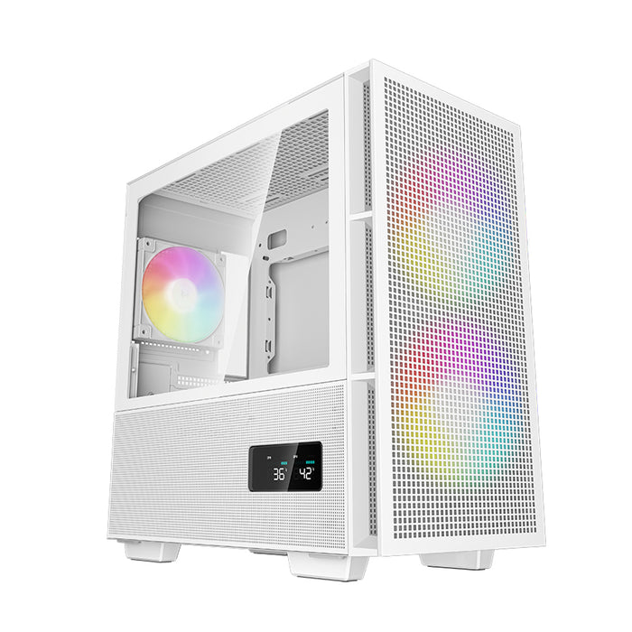 DeepCool PC Case CH360 Digital ARGB White
