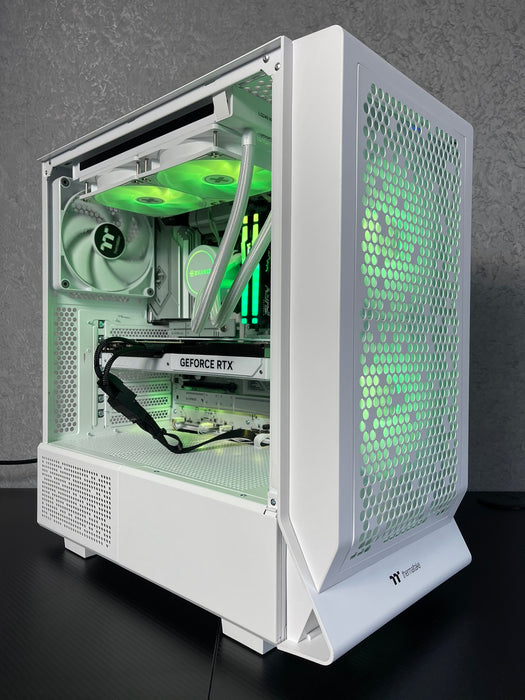 Thermaltake PC Case Ceres 330 TG ARGB White Mid