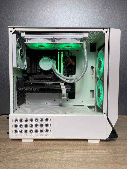 Thermaltake PC Case Ceres 300 TG ARGB Snow Mid Tower Chassis