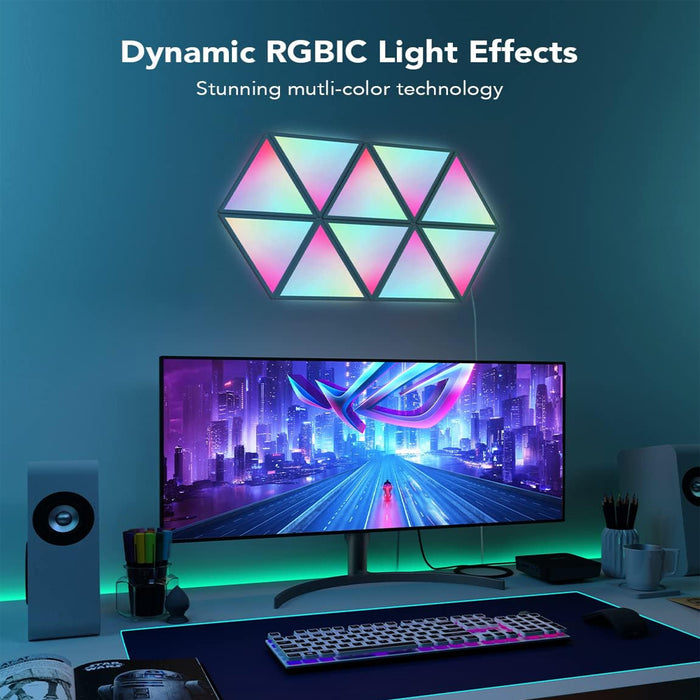 Govee Gaming Wall Glide Triangle Light Panels B6067