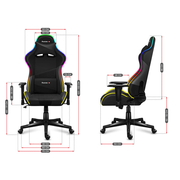 Huzaro Force 6.2 RGB Black Gaming Chair