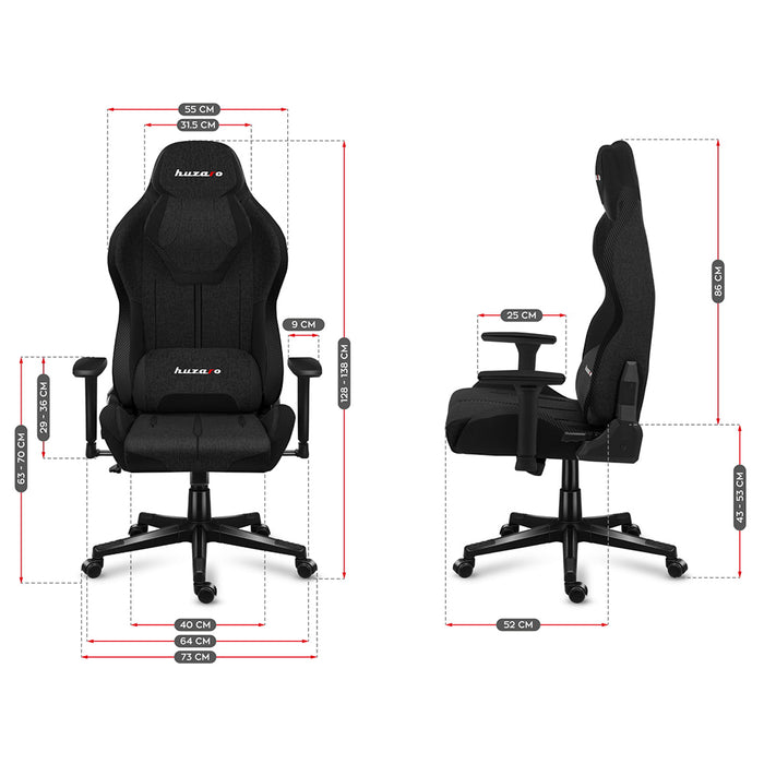 Huzaro Force 7.9 Mesh Black Gaming Chair