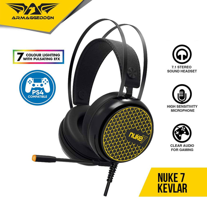 Armaggeddon Nuke 7 Kevlar 7.1 Pro-Gaming Headset