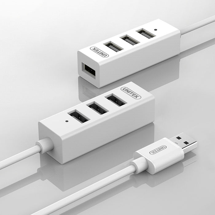 Unitek Y-2146 4-port USB2.0 Hub with 11cm cable