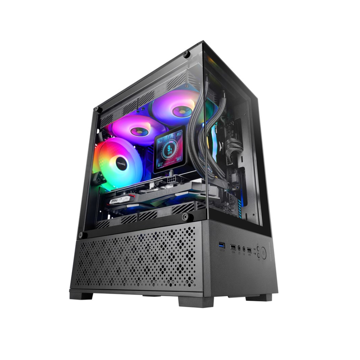 Mars PC Case Gaming MC-SE2 Mini Tower Black