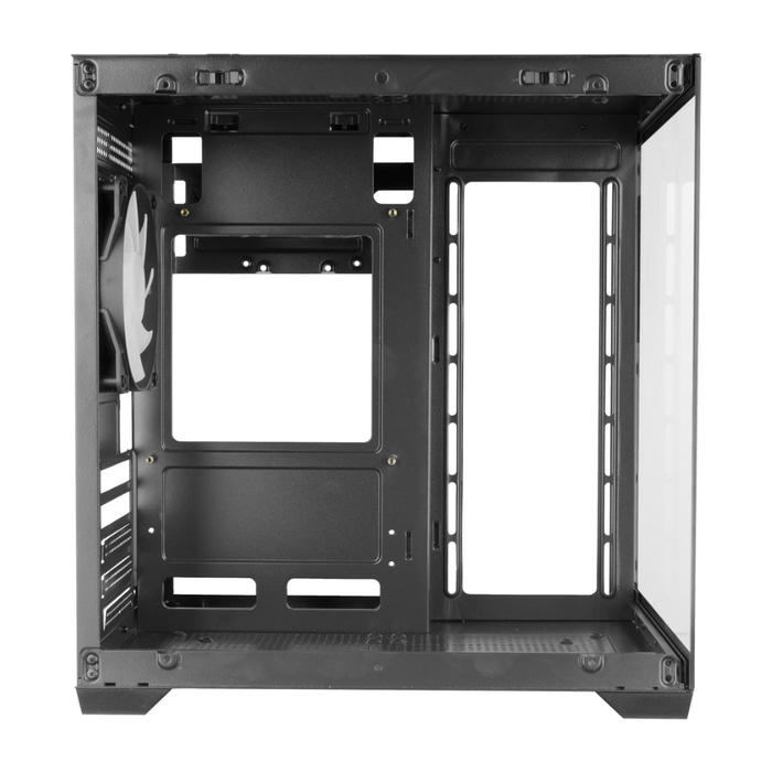 Mars PC Case Gaming MC-VIEW2 Mini Tower Black