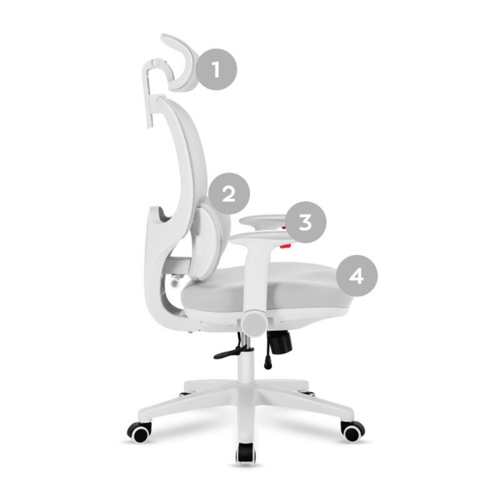 Mark Adler Junior 6.3 Ergonomic Children's Chair Grey