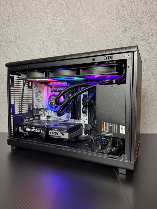 Lian Li PC Case A3-mATX Micro Tower Glass Side Panel Brown