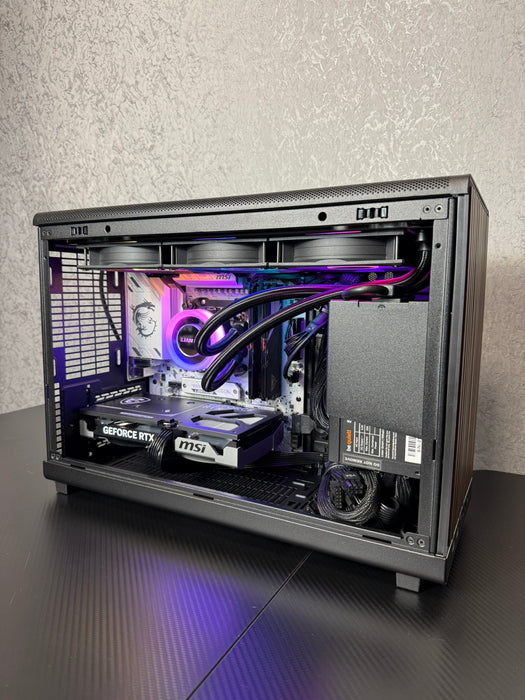 Lian Li PC Case A3-mATX Micro Tower Glass Side Panel Brown