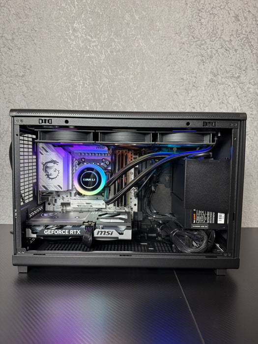 Lian Li PC Case A3-mATX Micro Tower Glass Side Panel Brown