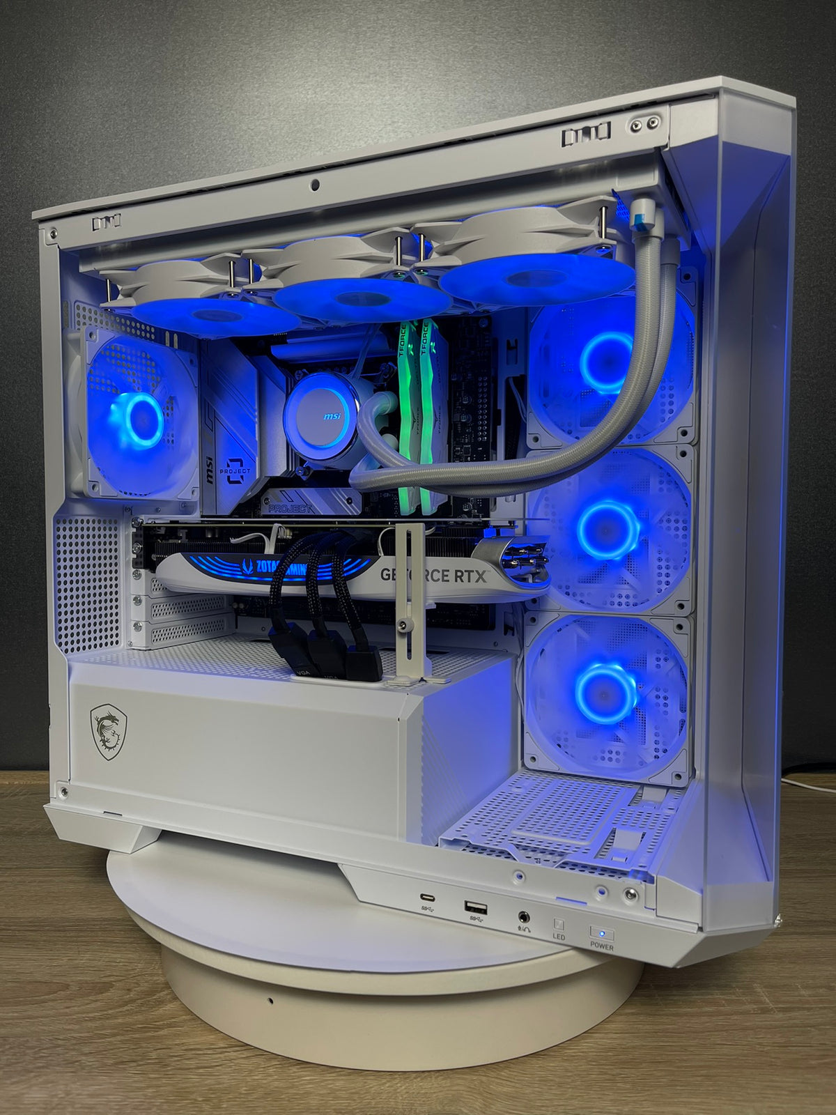 Custom Gaming PC/ Project Zero/ Ryzen 9 9900X/ 32GB DDR5/ 1TB NVMe/ RX ...