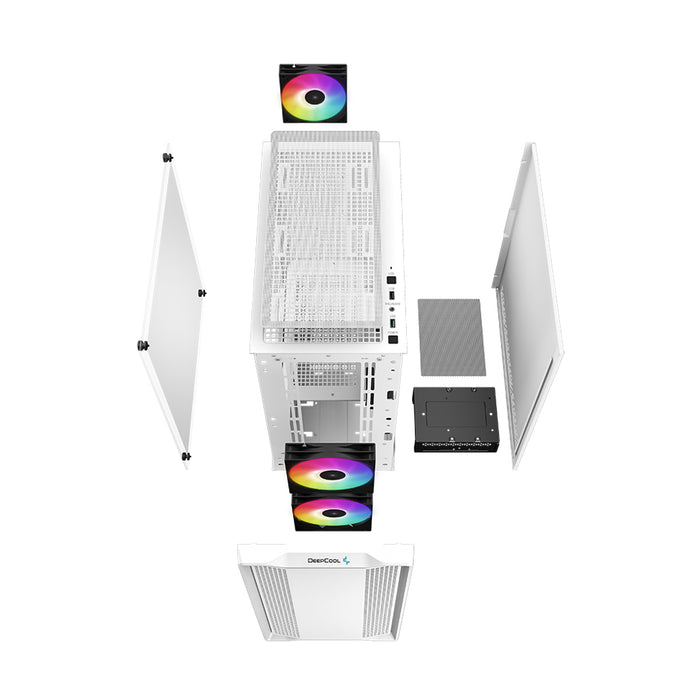 DeepCool PC Case CC360 WH ARGB