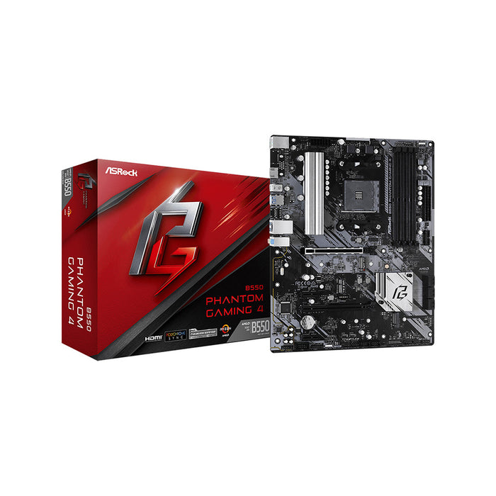 Asrock Motherboard B550 Phantom Gaming 4