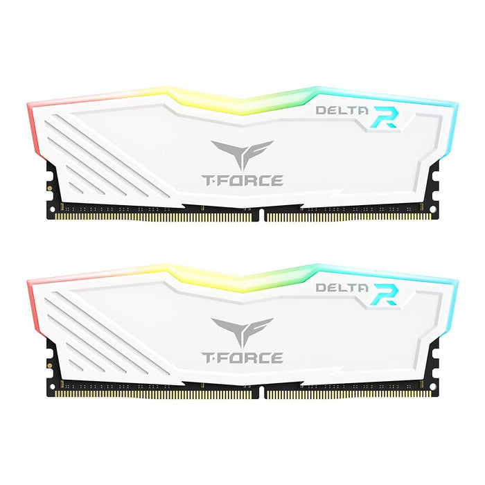 Team Group RAM Team T-Force Delta RGB 32GB (2x16GB) DDR4 3600 White