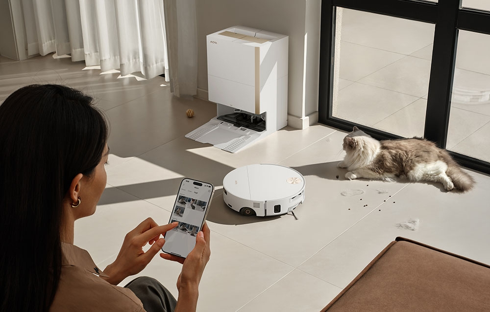 Mova Robot Vacuum Cleaner S70 Ultra Roller White
