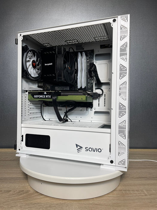 Savio PC Case Raptor X1 ARGB White