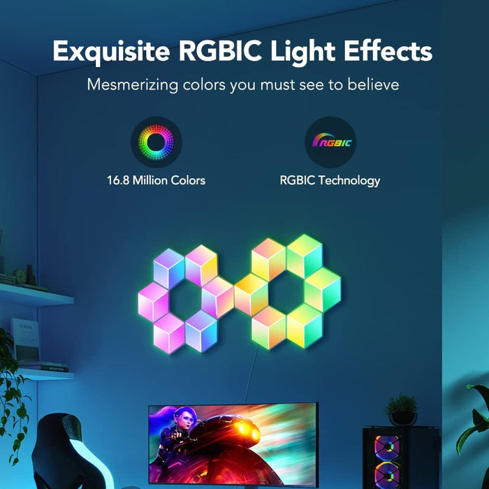 Govee Gaming Wall Glide Hexa Pro Light Panels H6066