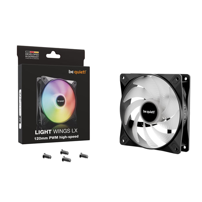 Be Quiet Fan Light Wings LX BL123 ARGB Single Pack 120mm