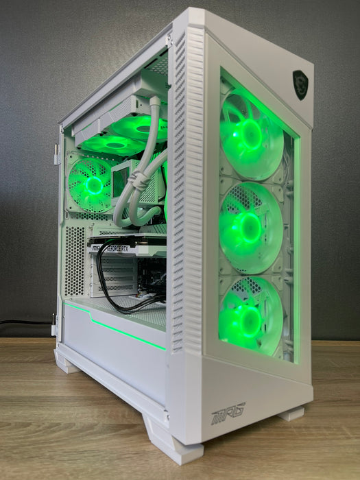 Custom Gaming PC/ The All White/ i7-14700F/ 32GB DDR5/ 1TB NVMe/ RTX 4070 SUPER