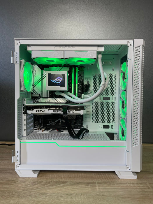 Custom Gaming PC/ The All White/ i7-14700F/ 32GB DDR5/ 1TB NVMe/ RTX 4070 SUPER