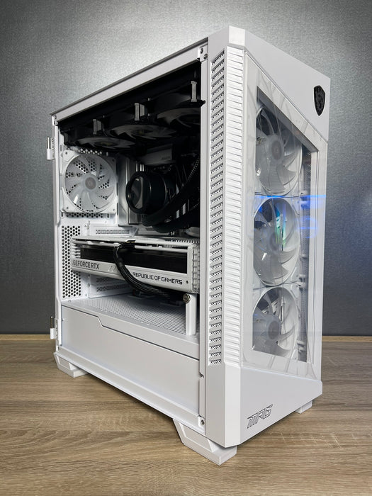 Custom Gaming PC/ The All White/ i7-14700F/ 32GB DDR5/ 1TB NVMe/ RTX 4070 SUPER