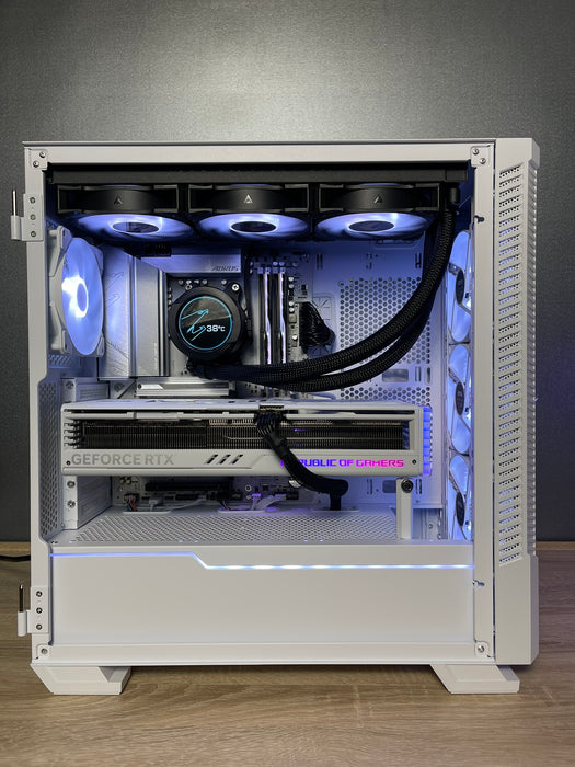 Custom Gaming PC/ The All White/ i7-14700F/ 32GB DDR5/ 1TB NVMe/ RTX 4070 SUPER