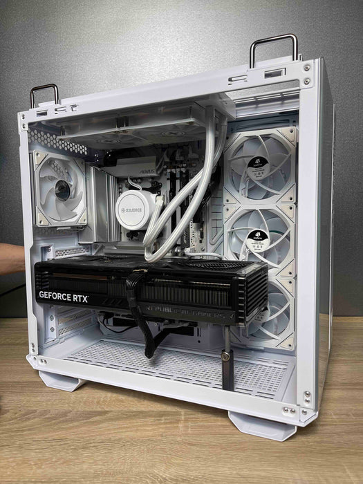 Custom Gaming PC/ The All White - All Asus/ i9-14900KF/ 32GB/ 1TB SSD NVMe/ RTX 4070 Ti SUPER