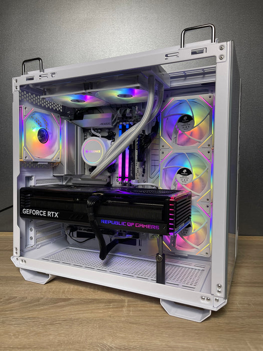 Custom Gaming PC/ The All White - All Asus/ i9-14900KF/ 32GB/ 1TB SSD NVMe/ RTX 4070 Ti SUPER