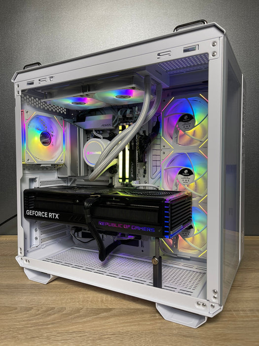 Custom Gaming PC/ The All White - All Asus/ i9-14900KF/ 32GB/ 1TB SSD NVMe/ RTX 4070 Ti SUPER