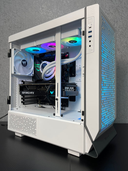 Thermaltake PC Case Ceres 500 TG ARGB Snow Chassis