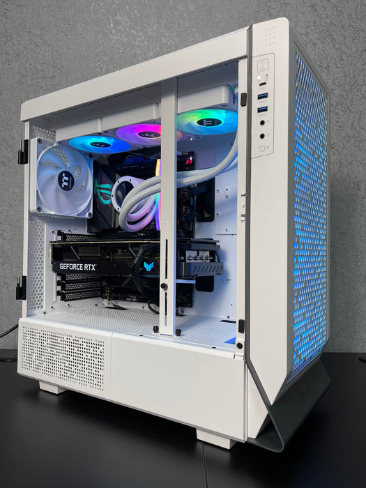 Thermaltake PC Case Ceres 500 TG ARGB Snow Chassis