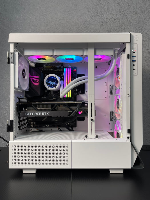 Thermaltake PC Case Ceres 500 TG ARGB Snow Chassis