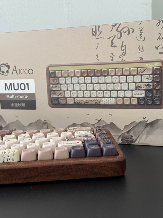 Akko Mechanical Wireless Wooden Keyboard MU01 Mountain Seclusion