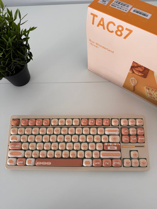 Akko Mechanical Wireless Keyboard Bun Wonderland TAC87