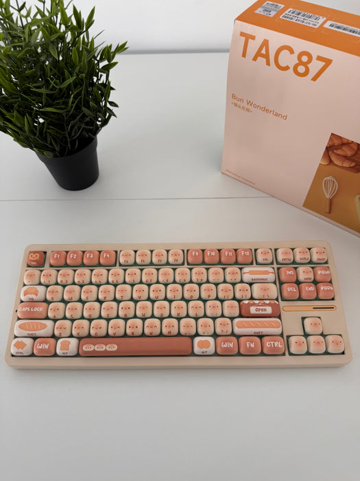 Akko Mechanical Wireless Keyboard Bun Wonderland TAC87