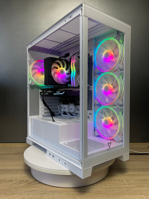 Modecom PC Case VOLCANO Space Apex ARGB White Mid