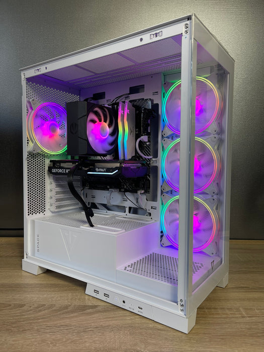 Modecom PC Case VOLCANO Space Apex ARGB White Mid