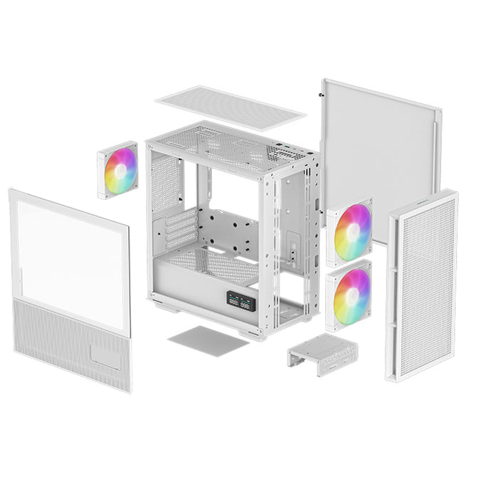 DeepCool PC Case CH360 Digital ARGB White