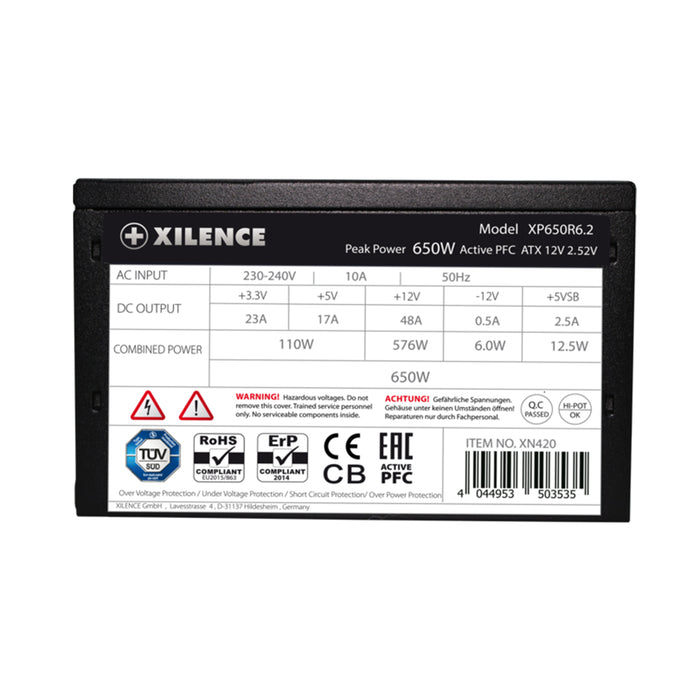 Xilence Power Supply XN420 650W