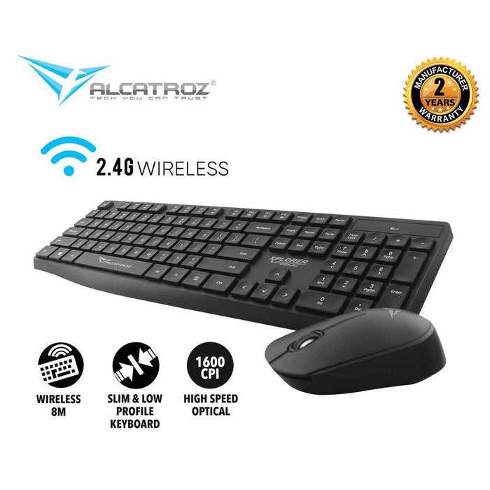 Alcatroz Wireless Combo Keyboard/ Mouse Xplorer Air 6600