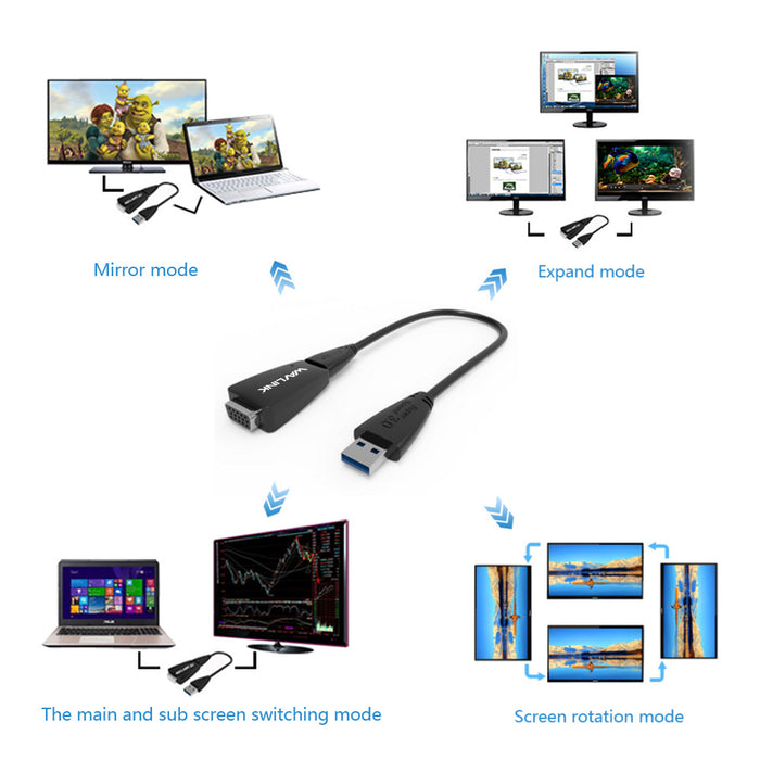 WavLink UG321V USB3.0 to VGA Adapter