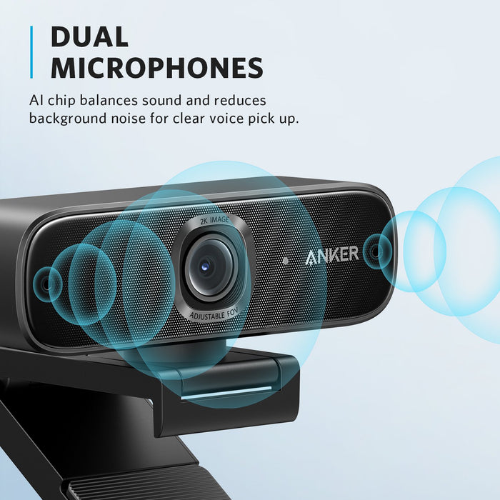 Anker PowerConf AI C302 2K Webcam