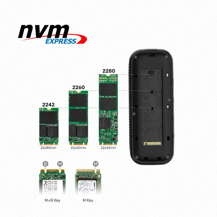 Unitek Enclosure D1046A 6in1 Hub M.2 NVMe