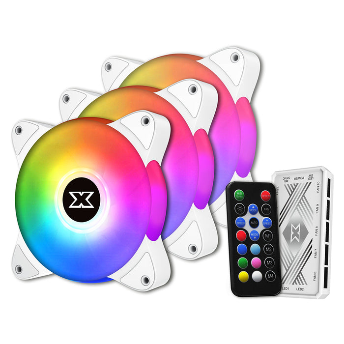 Xigmatek Fan Galaxy III Arctic ARGB Triple Pack 120mm