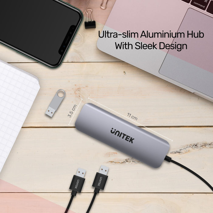 Unitek H1107A USB3.1 TypeC Hub 4Port USB with Charging Port