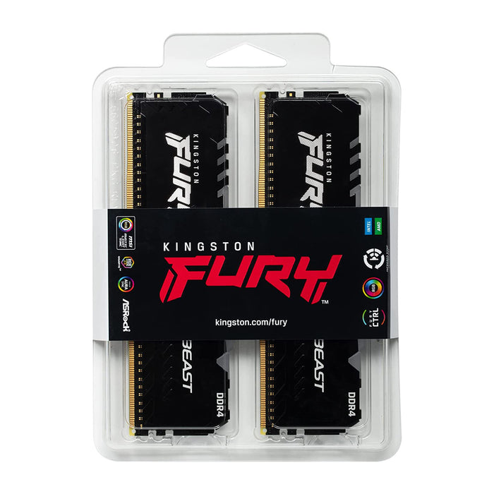 Kingston Ram Fury Beast RGB 16GB (2x8GB) DDR4 3200